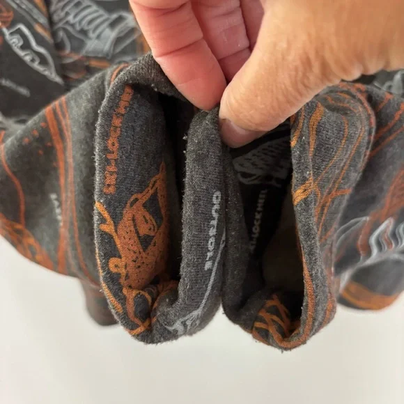 Nike Rare Vintage “Just Do It” 2-Way Zip Hoodie Gray/Orange/White Size XXL